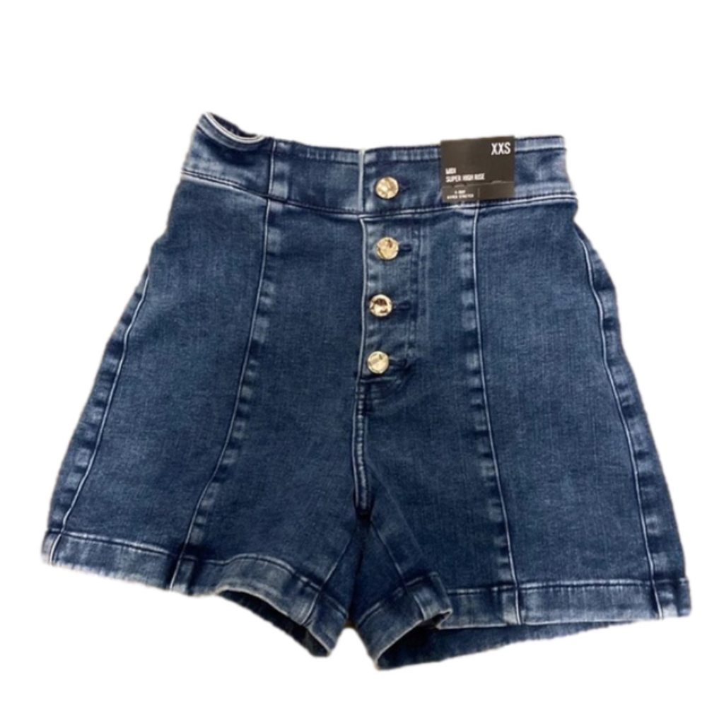 New express denim shorts high waist XXS